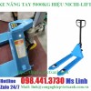 Cách xử lý khi xe nâng tay bị kẹt hoặc không nâng được