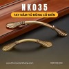 Tay nắm tủ đồng kiểu tân cổ điển NK035 | Zalo 0901 196 552