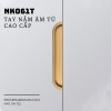 Tay nắm âm cửa tủ màu vàng mờ NK061T | Zalo 0901 196 552