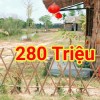 280 Triệu sang Tên 1000m2 có Thổ Cư, Gần DT 818, mỗi tháng trả thêm 3 triệu