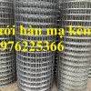 Cuộn lưới hàn mạ kẽm ô 25x25