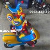 Thú nhún lò xo con gà, con ngựa, con voi cho bé mầm non