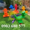 Đu quay hình con vật đáng yêu cho trẻ em mầm non