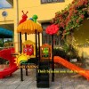 Cầu trượt xích đu trẻ em liên hoàn, cầu trượt liên hoàn CT