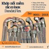 Khớp nối mềm inox nối ren, khớp nối chống rung inox chịu nhiệt, khớp nối giảm chấn máy phát điện