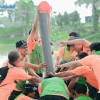 Trụ ống nhựa thủng , Dâng thủy đoạt ngọc 