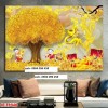 Tranh gạch 3d phong thủy hút tài lộc - CXZ33