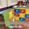 Tủ nhựa đựng balo cặp sách mầm non