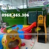 Cầu trượt trẻ em, nhà banh nhựa trẻ em nhập khẩu