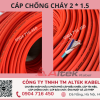 Cáp chống cháy 2cx1.5mm FR Altek Kabel Sài Gòn, Đà Nẵng, Hà Nội