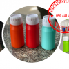 Chai nhựa 1 lít vuông màu vàng, vỏ chai nhựa 1 lít đựng kiềm, dung môi 