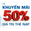 Thứ 4 rộn ràng: Nạp thẻ nhận khuyến mãi 50% từ MobiFone