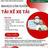 Tuyển Tài Xế B2 Giao Hàng Xe Tải Ở Củ Chi