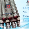 Khớp nối mềm inox 2 đầu nối ren trong sus304, ống nối mềm inox chịu nhiệt cao