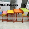 Băng ghế thể dục lắp ráp mầm non, bộ thăng bằng mầm non