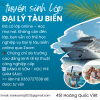 TUYỂN SINH LỚP ĐẠI LÝ TÀU BIỂN