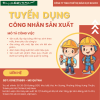 TUYỂN 10 CÔNG NHÂN SẢN XUẤT, LẮP RÁP BẢNG VIẾT TẠI CỦ CHI