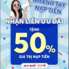 MobiFone tặng 50% giá trị nạp tiền trả trước ngày 13/08/2025