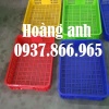 Sọt đựng rau củ trong siêu thị, sóng nhựa, bán sọt nhựa cao 10 toàn quốc
