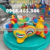 Đu quay trẻ em 4 chỗ ngồi, mâm xoay trẻ em 5 chỗ ngồi