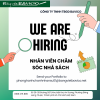 Tuyển Nam Nhân Viên Chăm Sóc Nhà Sách
