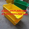 Khay nhựa HPDE bền đẹp, khay có quai giá rẻ, khay nhựa có quai sắt 2 đầu