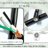 Cáp điều khiển chống nhiễu 3 * 0.75 mm Sangjin Sài Gòn