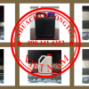 Can 5 lít đựng chất tẩy, can 2 lít đựng dung môi, can 1 lít đựng dầu máy, can 500ml đựng thuốc nhuộm