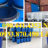 Thùng phuy nhựa 220L đựng nước sạch, thùng nhựa 120 lít đựng hóa chất dệt may