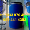 Vỏ thùng nhựa 30 lít, bán thùng phuy 50 lít, lu nhựa 60 lít đựng chất lỏng hóa học 