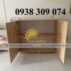 Tủ đựng chăn mền gối mầm non, tủ gỗ đựng mền gối mầm non