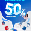 Nạp tiền trả trước MobiFone – Nhận ngay ưu đãi 50%