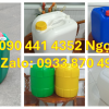 Vỏ can nhựa 30 lít vuông, can 25 lít đựng chất tẩy, can nhựa 20 lít đựng nước javel 