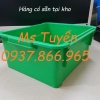Thùng nhựa đặc, thùng cơ khí, khay nhựa đựng buloong, bán thùng nhựa