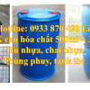 Thùng phuy đựng dung môi, thùng phi nhựa đựng nguyên liệu hóa học 