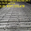 Tấm lưới thép hàn 4ly ô 50x50 mạ kẽm hàng sẵn kho