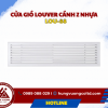 Cửa gió Louver cánh Z nhựa LOU-88