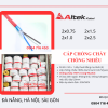 Cáp tín hiệu chống cháy 2g0.75, 2g1.0, 2g1.5 Altek Kabel