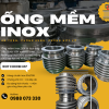 ống mềm inox chịu nhiệt, ống mềm dẫn hơi nóng, ống mềm công nghiệp chịu nhiệt.