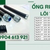 Ống ruột gà lõi thép bọc nhựa PVC và đầu nối ống với máng điện - giá sỉ tại kho