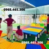 Sàn bục sân khấu lắp ghép mầm non bằng nhựa nhập khẩu 