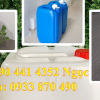 Can nhựa 25L trắng đựng thực phẩm, can nhựa 30 lít xanh công nghiệp