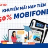 Thứ 4 vui vẻ - Nhận ưu đãi nạp thẻ tặng 50% từ MobiFone
