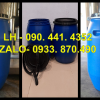 Cung cấp thùng phuy nhựa 120 lít đựng hóa chất may mặc, màu nhuộm vải