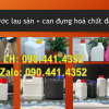 Can 1 lít đựng vi sinh, can nhựa 2 lít đựng thành phần dinh dưỡng 