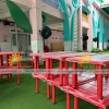 Bàn chữ nhật mầm non nhập khẩu, bàn nhựa mầm non