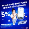 Thanh toán trực tuyến nhận chiết khấu cực hời cùng MobiFone
