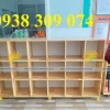 Tủ balo mầm non mẫu giáo, tủ đựng cặp dép mẫu giáo