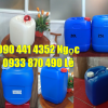 Công ty sx can 20 lít màu phân loại hóa chất, can nhựa 25 lít vuông nắp đỏ, trắng, xanh 