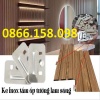 Kẹp inox giữ tấm nhựa ốp tường giá rẻ tại Hà Nội